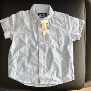 The Children's Place Sky Blue Button-Down Shirt